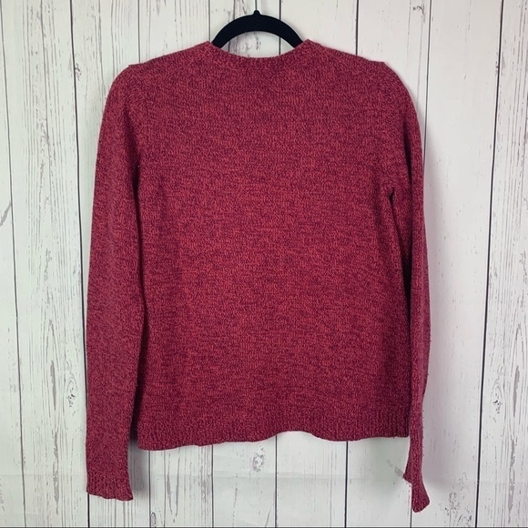 Theory | pink heathered 100% wool crewneck sweater - Picture 8 of 8